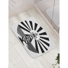 Retro Lighthouse Bath Mat