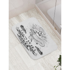 Aquatic Mermaid Bath Mat