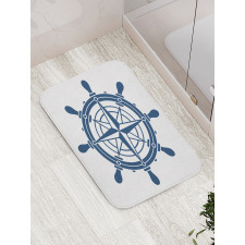 Steering Wheel Art Bath Mat