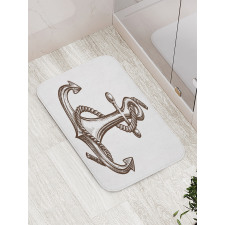 Cruise Sign Sketch Bath Mat