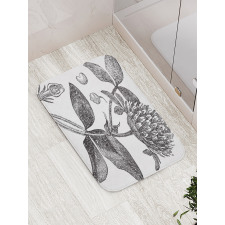 Nostalgic Flower Art Bath Mat