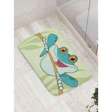 Happy Animal in Nature Bath Mat