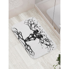 Bone Tree Gothic Bath Mat