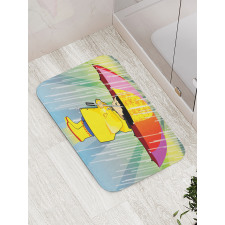 Vibrant Woman Bath Mat