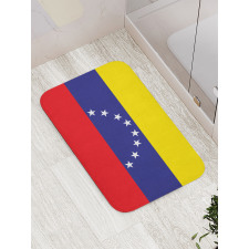 Colorful Country Mapping Bath Mat