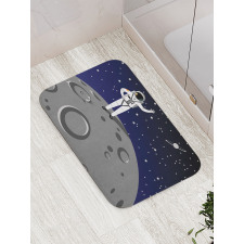 Man Landed on Moon Bath Mat