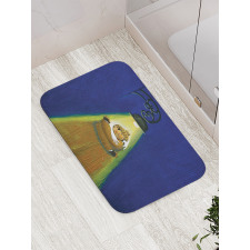 Embracing Oneself Bath Mat