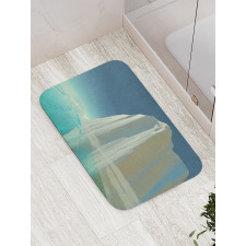 Graphic Frigid by the Sea Bath Mat