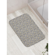 Typography and Numerals Bath Mat