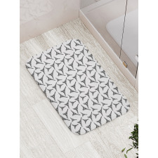 Monotone Style Towers Bath Mat