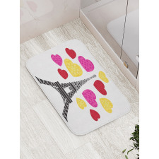 Valentine's Day Layout Bath Mat