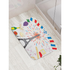 Parisian Party Items Bath Mat