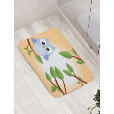 Creature on a Forest Tree Bath Mat