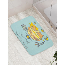 Morning Wake up Time Bath Mat