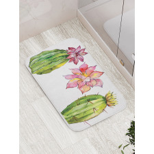 Succulents Bath Mat