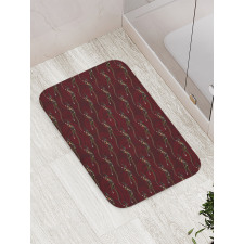 Zentangle Kangaroo Bath Mat