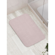 Retro Geometric Formations Bath Mat