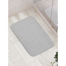 Geometric Greyscale Bath Mat