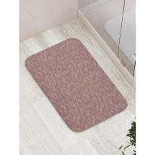 Stacked Stonework Pattern Bath Mat