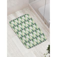 Exotic Bird Beauty Branch Bath Mat