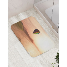 Sunset Landscape Bath Mat