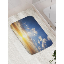 Sunset Reflection on Sea Bath Mat