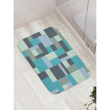 Modern Rectangular Shapes Bath Mat