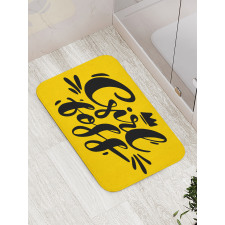 Wording and Crown Bath Mat