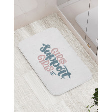 Girls Support Girls Texts Bath Mat