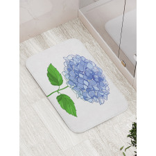 Simple Flower Blooms Bath Mat