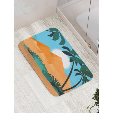 Desert and Pyramids Bath Mat