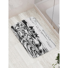 Sketchy Camel Caravan Bath Mat