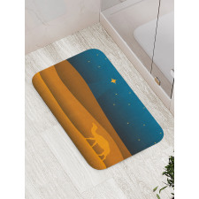 Sand Dunes Starry Night Sky Bath Mat