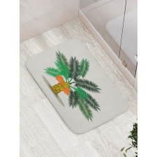 Tropical Oasis Leaves Bath Mat