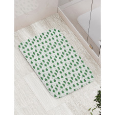 Jungle Foliage Shadowy Bath Mat