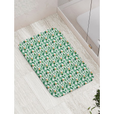 Jungle Flora Foliage Bath Mat