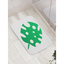 Simple Tropical Leaf Bath Mat