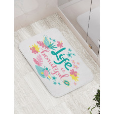 Floral Life Nature Bath Mat