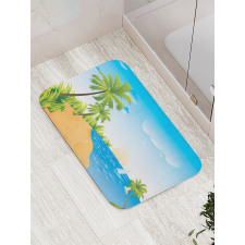 Summer Vibe Landscape Bath Mat