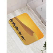 Camel Caravan Sahara Desert Bath Mat