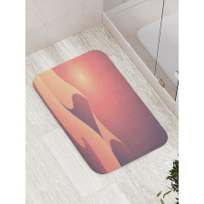 Warm Colors Sky and Desert Bath Mat