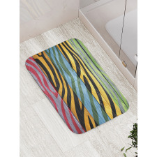 Colorful Animal Bath Mat