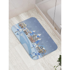 Vacation Time Travel Spot Bath Mat