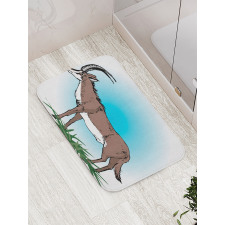 Wild Animal Grass Bath Mat