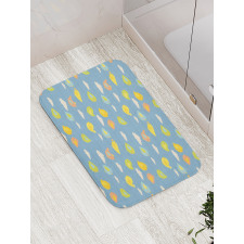 Winged Animal Clouds Bath Mat