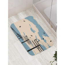 Modern Scene Bath Mat