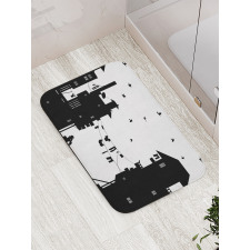 Dreamer Girl in Ghetto Bath Mat