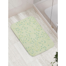 Abstract Grape Leaves Ivy Bath Mat