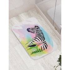 Striped Safari Animal Bath Mat