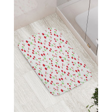 Simple Summer Fruit Pattern Bath Mat